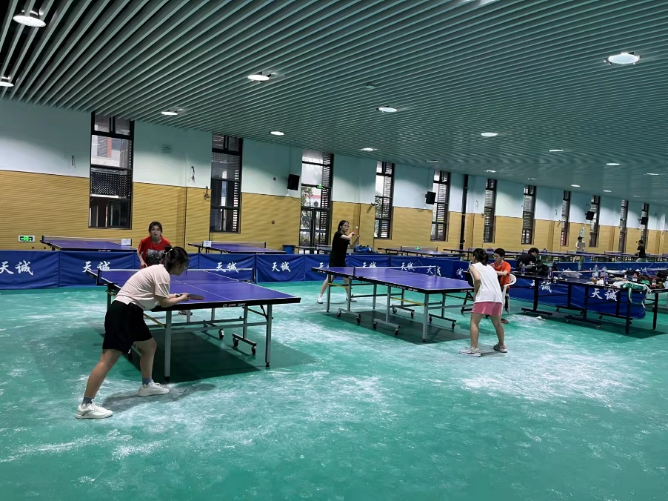 我院举办直通省运会乒乓球选拔赛